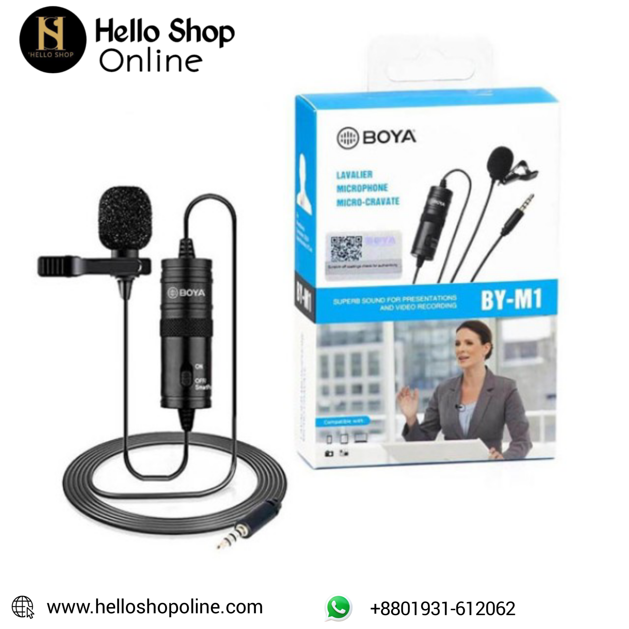 boya by m1 omni directional lavalier microphone